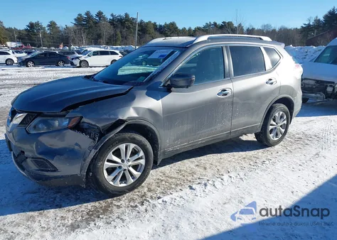 2016 Nissan Rogue Sv z USA, uszkodzony, nr VIN KNMAT2MV0GP650283